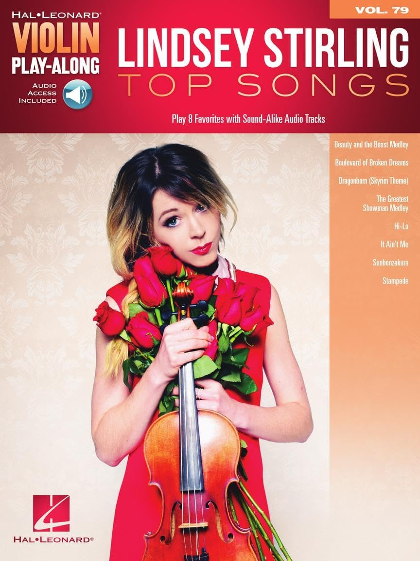 Hal Leonard Lindsey Stirling Top Songs Book: Violin Play-Along Volume 79 image number 2