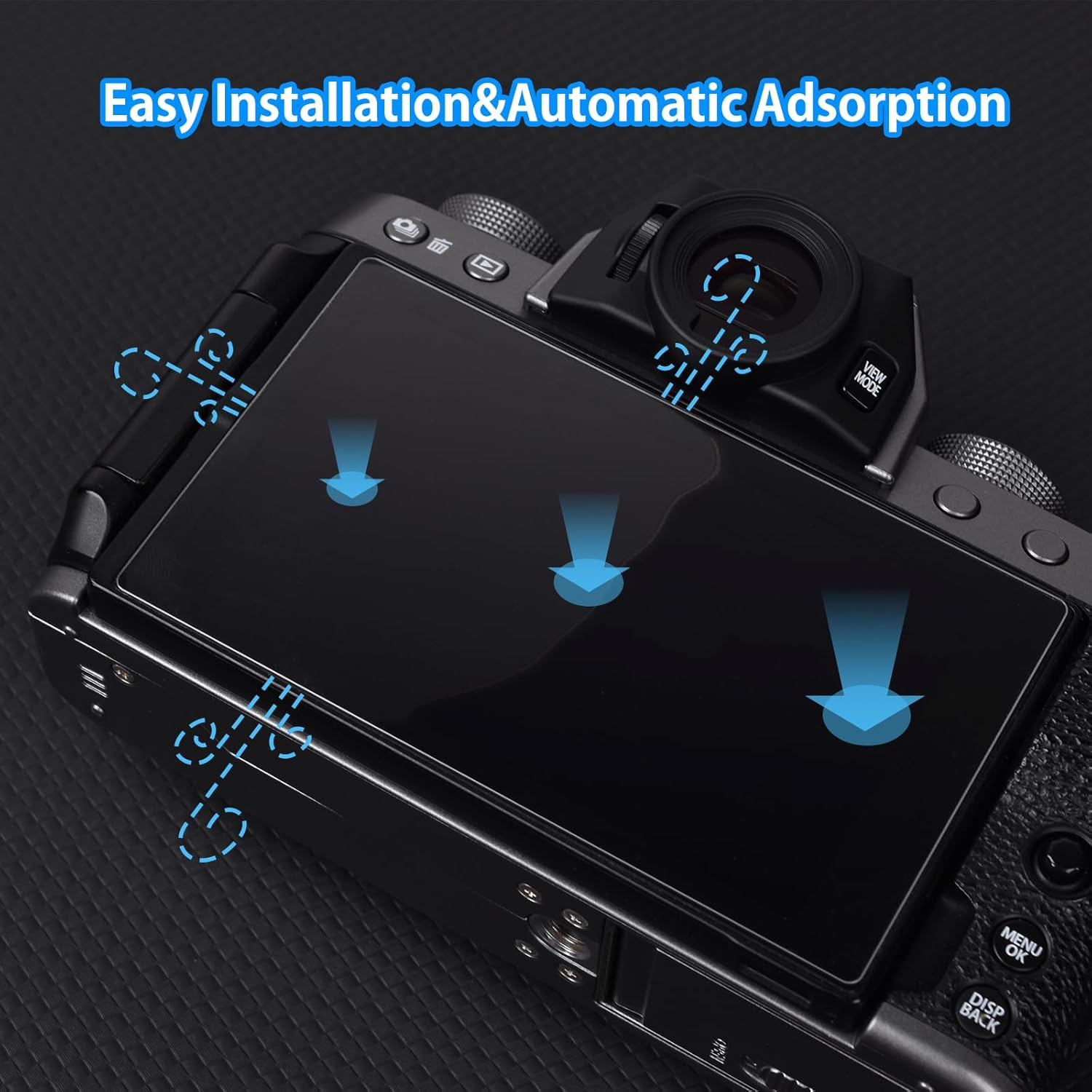 VOVMOEYA 【3Packs Screen Protector+1Pcs Anti-Loss String Screen Protector for Sony A7R5//A7R V/Alpha 7R V,For Sony A1 Mark Ii/A1M2/Alpha 9 III/A9M3/ILCE-9M3 Tempered Glass Film,0.25Mm 9H Anti-Scratch image number 1