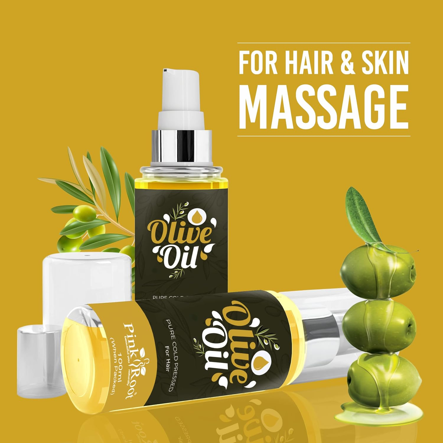 Pink Root Olive Oil 100Ml image number 3