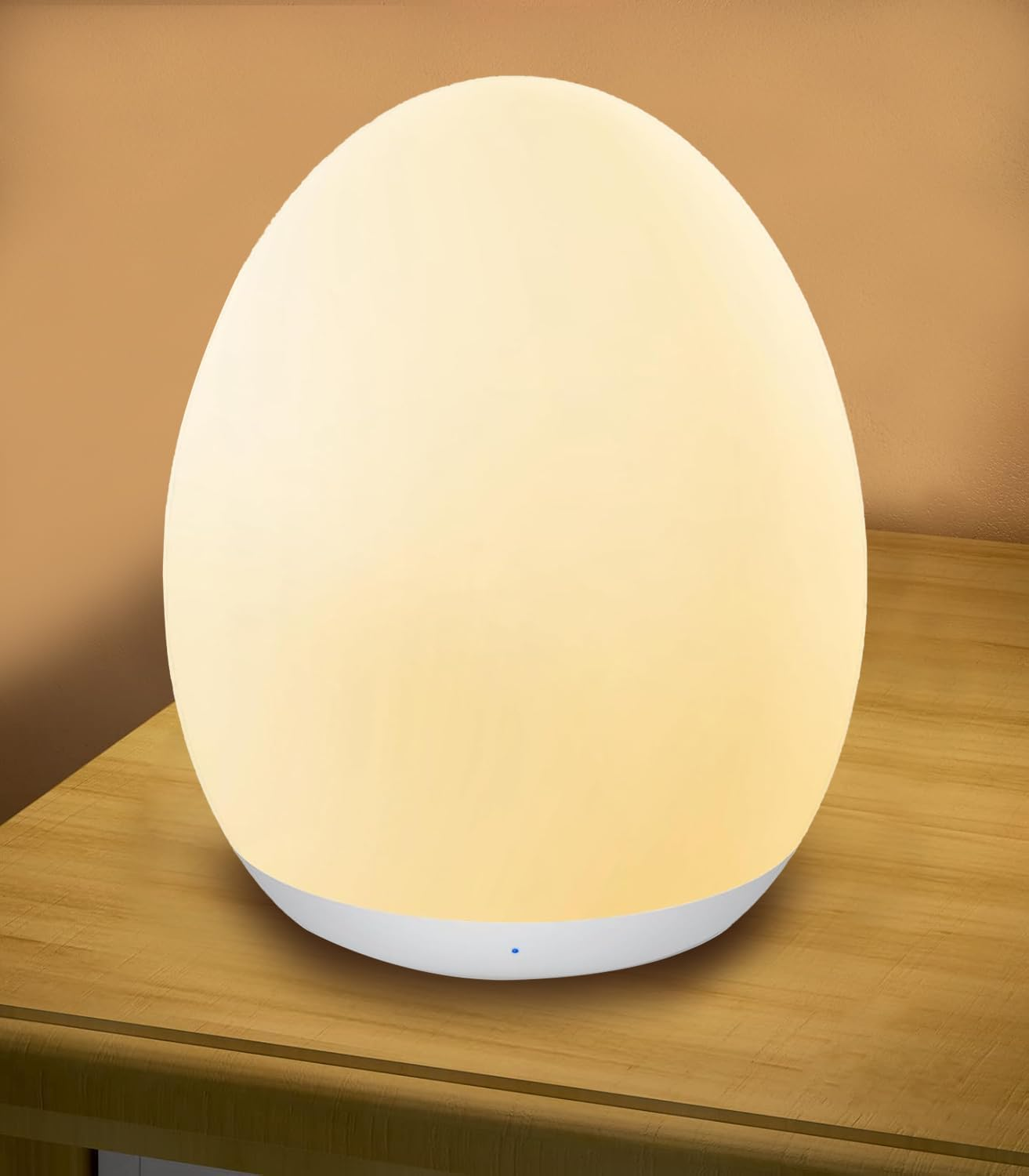Night Light for Kids, Egg Light for Nursery with 7 RGB Colors Changeable & Stepless Dimming, Rechargeable Tap Light with 1H Timer & Touch Control, Portable Night Light for Babies BPA Free image number 6