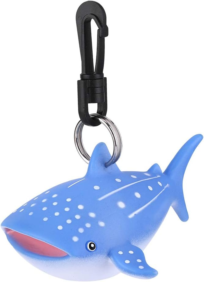 Diving Mouthpiece Cover, Cute Cartoon Shark Scuba Diving Mouthpiece Protective Regulator Dustproof Cover Scuba with Clip Regulator Holder, Scuba Diving Accessories (Whale Shark) image number 3