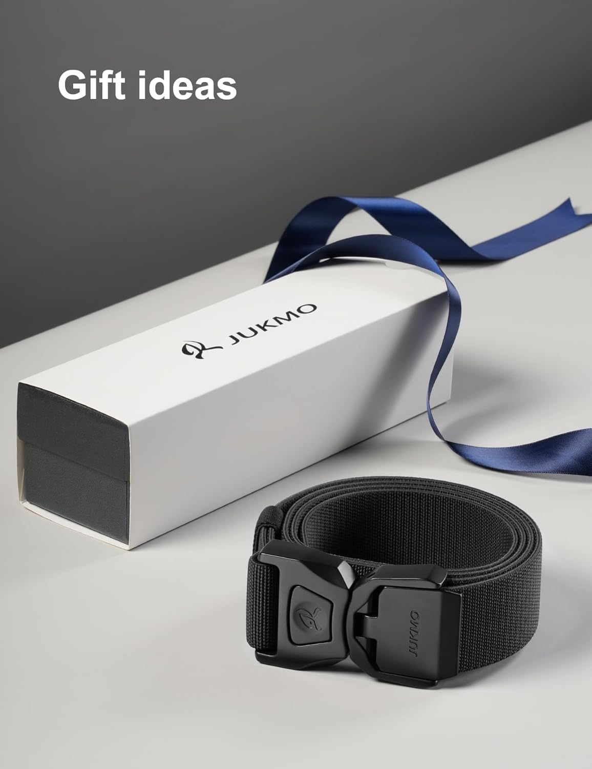 JUKMO Quick Release Tactical Belt, Military Work 1.5" Nylon Web Golf Belt with Heavy Duty Seatbelt Buckle image number 6