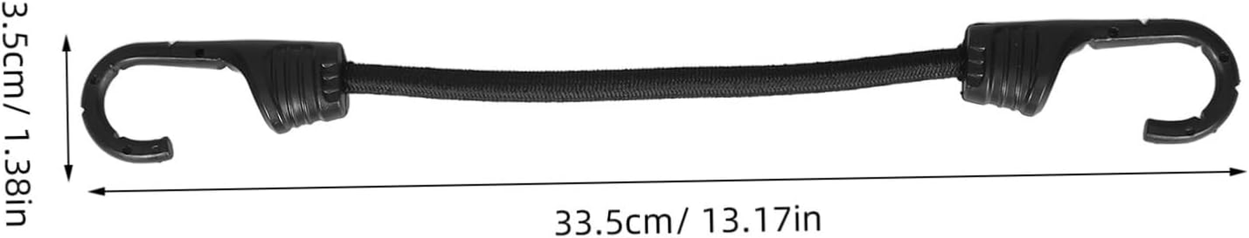 AKOOSY 12Pcs Elastic Luggage Straps Secure Cargo Heavy Duty Ropes Hooks for Car Bike Camping Travel image number 6