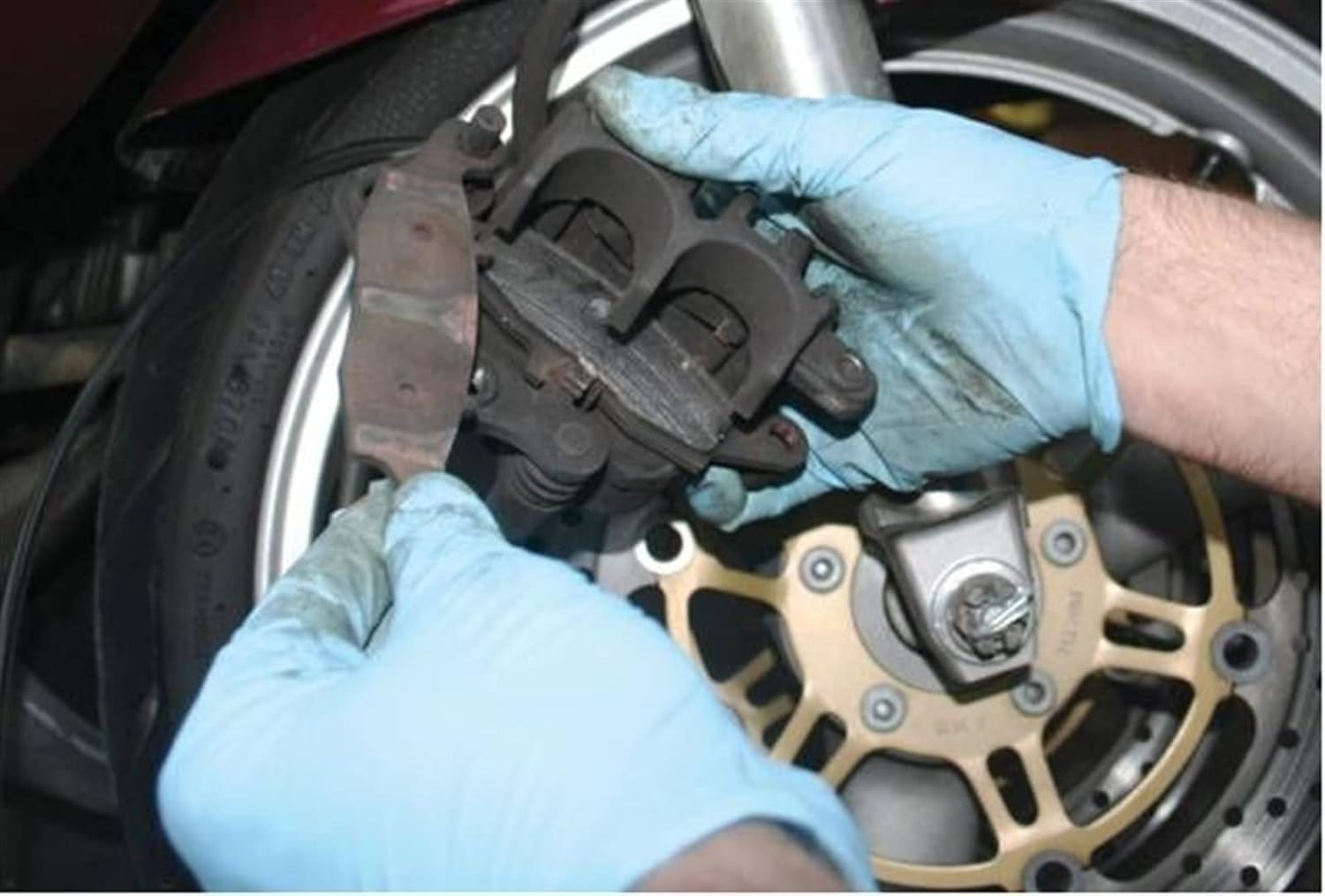 Motorcycle Brake Pads,For Y-AMAHA YFZ350 Banshee 350 1990-2006 Motorcycle Accessories Motorcycle Brake Pads Motorbike Front Rear Carbon Brake Pads image number 5