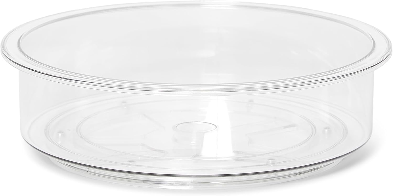 Under Sink Storage Set &ndash; 2 Tier Drawer with Adjustable Dividers, 25Cm Lazy Susan, White Storage Tubs with Wooden Handles &ndash; Space-Saving Organiser for Kitchen, Bathroom & Laundry image number 4