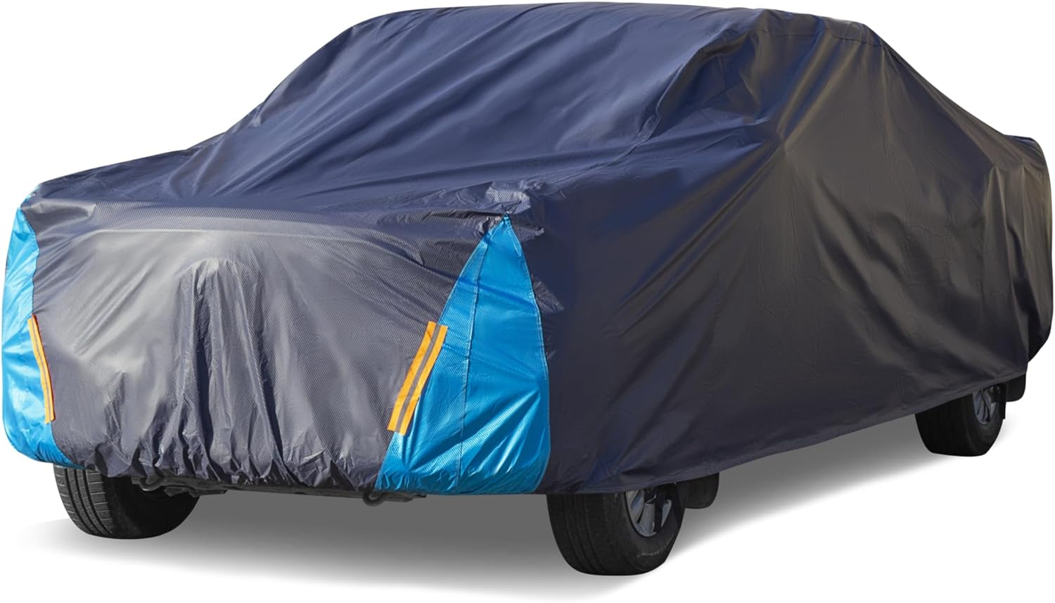 Car Cover Waterproof All Weather for Automobiles, 6 Layers Outdoor Full Exterior Cover Rain Sun UV Snowproof Protection with Zipper Cotton, Mirror Pocket for SUV (185-190 Inch) image number 3