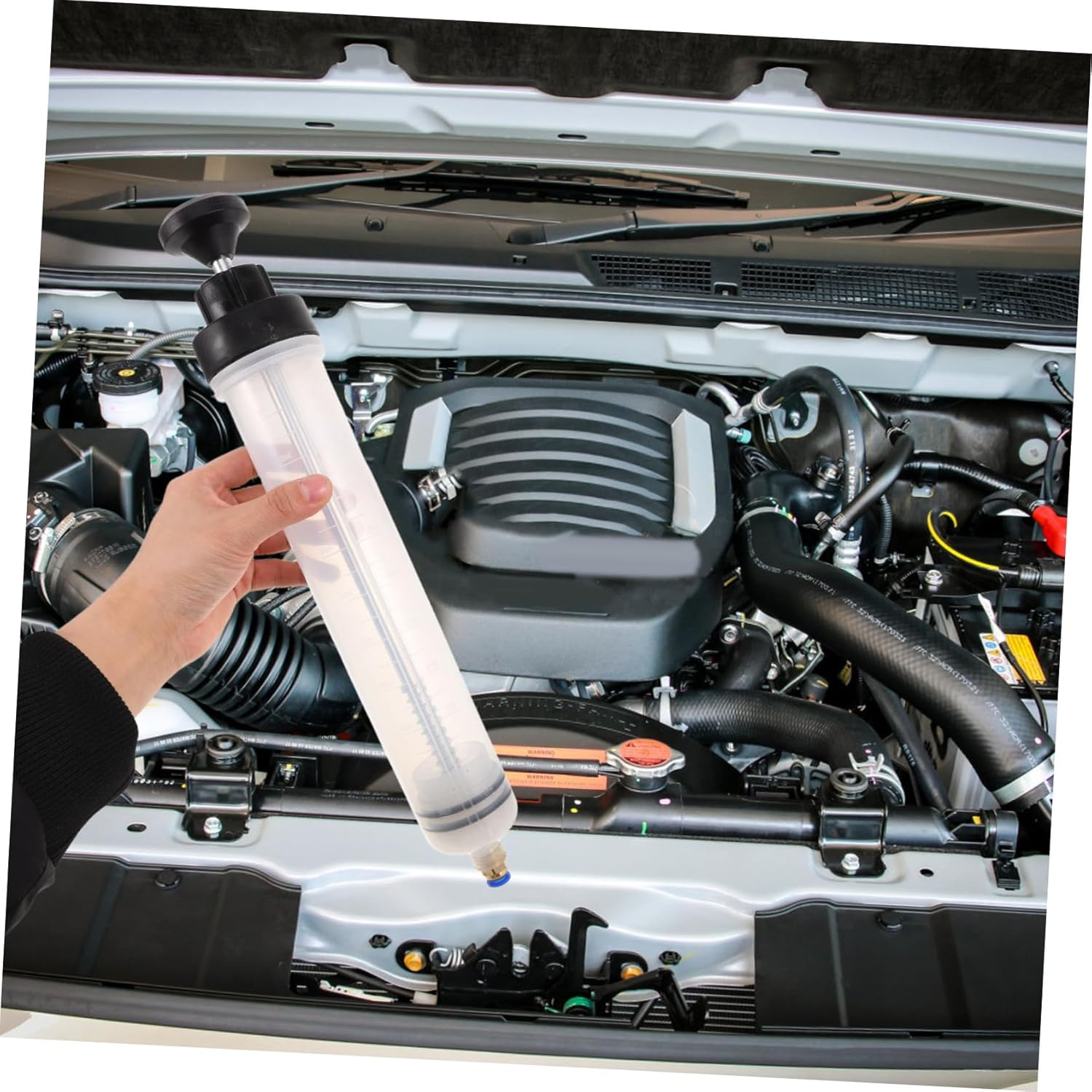 Cabilock Oil Change Tools Portable Fluid Extractor Manual Pump for Brake Fluid Automotive Use Efficient Suction and Transfer image number 5