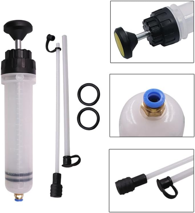 WADY 200Cc Fluid Extractor Pump,Automotive Fluid Extractor Pump,Oil Extractor/Oil Syringe Fluid Transfer Pump with Hose, Manual Fuel Suction & Filler, Fluid Oil Change Evacuator image number 6