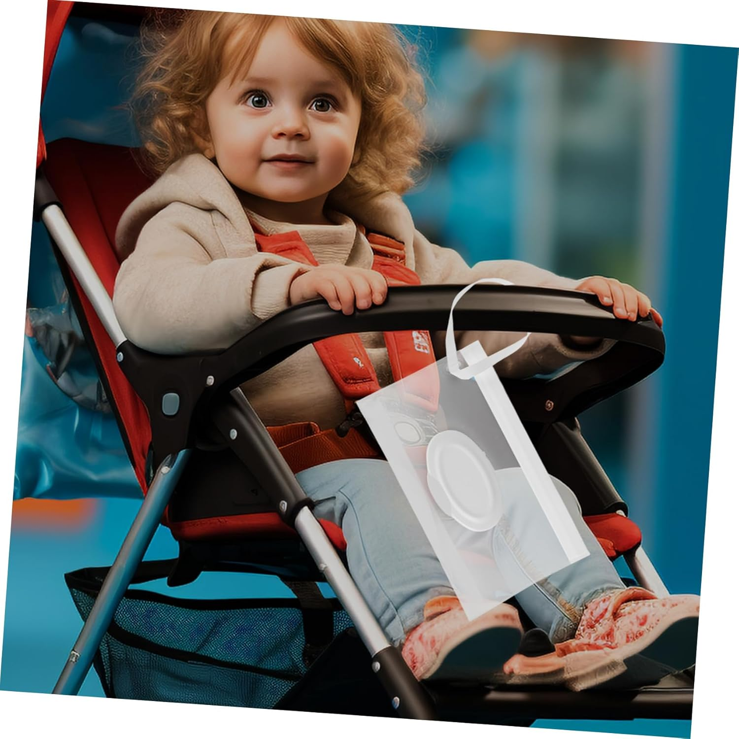 Box Tissue Bag Bag Travel Wipes Travel Wipe Dispenser Diapers Travel Wipe Case Wipe Case Wipes Bag Holder Wipes Clutch Reusable Diapers Transparent Eva IWOWHERO image number 1