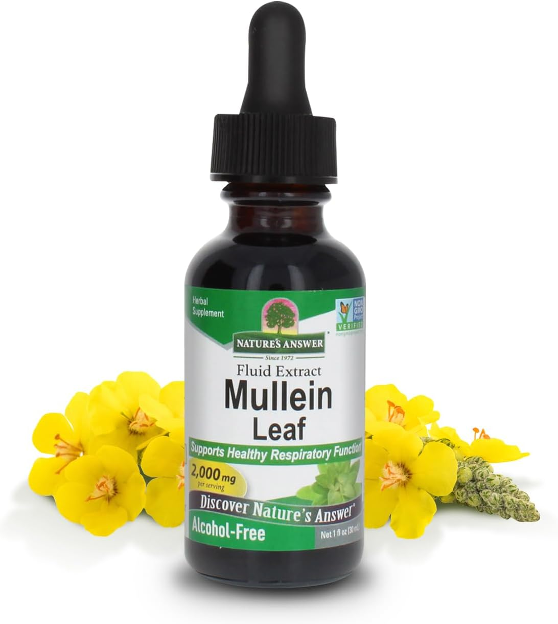 Nature'S Answer Natures' Answer Alcohol-Free Mullein Leaf, 1-Fluid Ounce image number 5