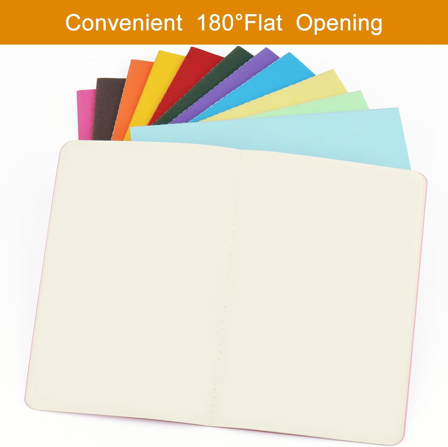 ZCZN 12 Pack A5 Notebook, Blank Notebooks Bulk for Sketching Drawing, Writing, Doodling, 60 Pages/30 Sheets image number 1