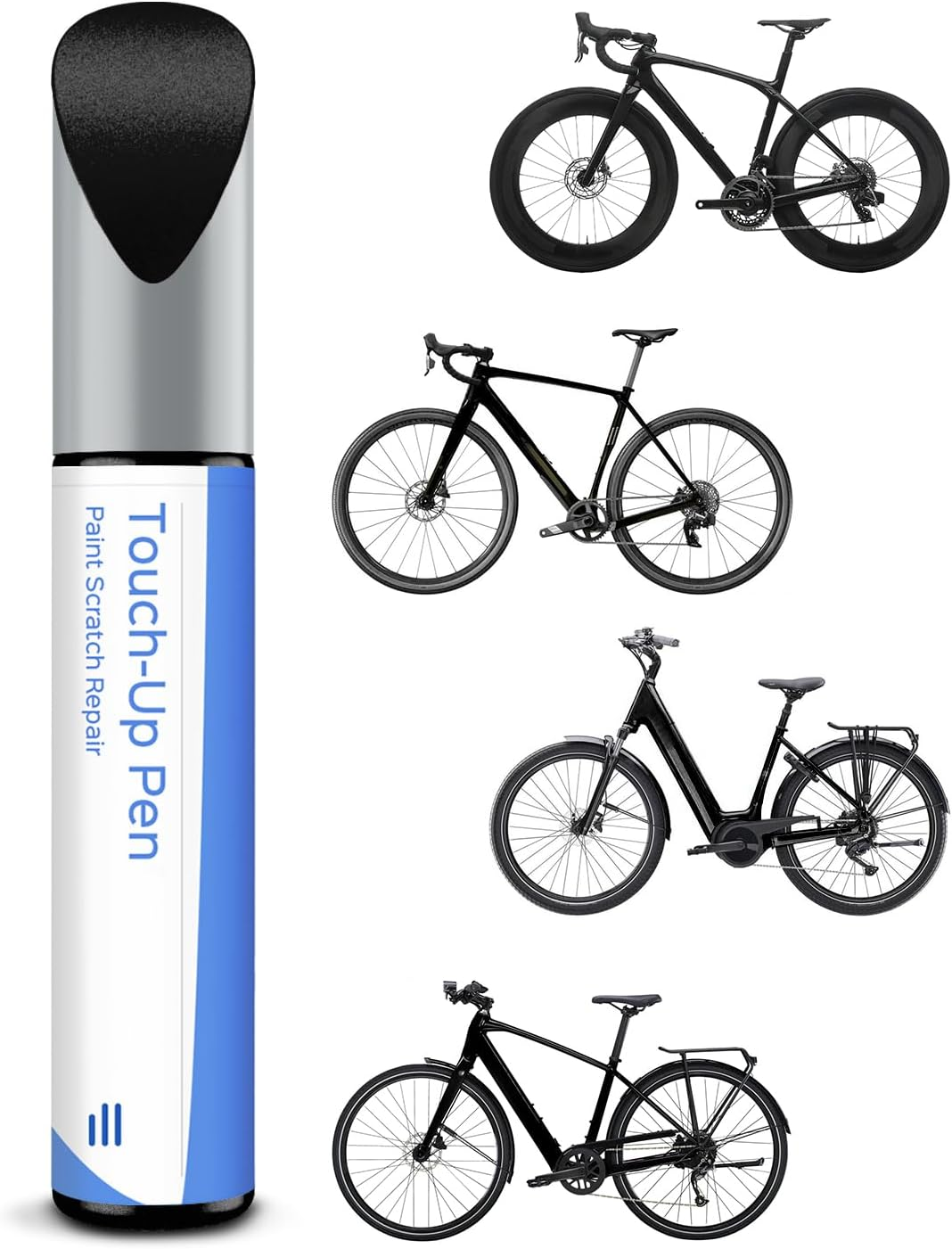 Trek Black Satin Bicycle Paint - Touch up Paint for Trek, Use Paint Pen for Metal and Plastic - High Coverage Bicycle Paint image number 2