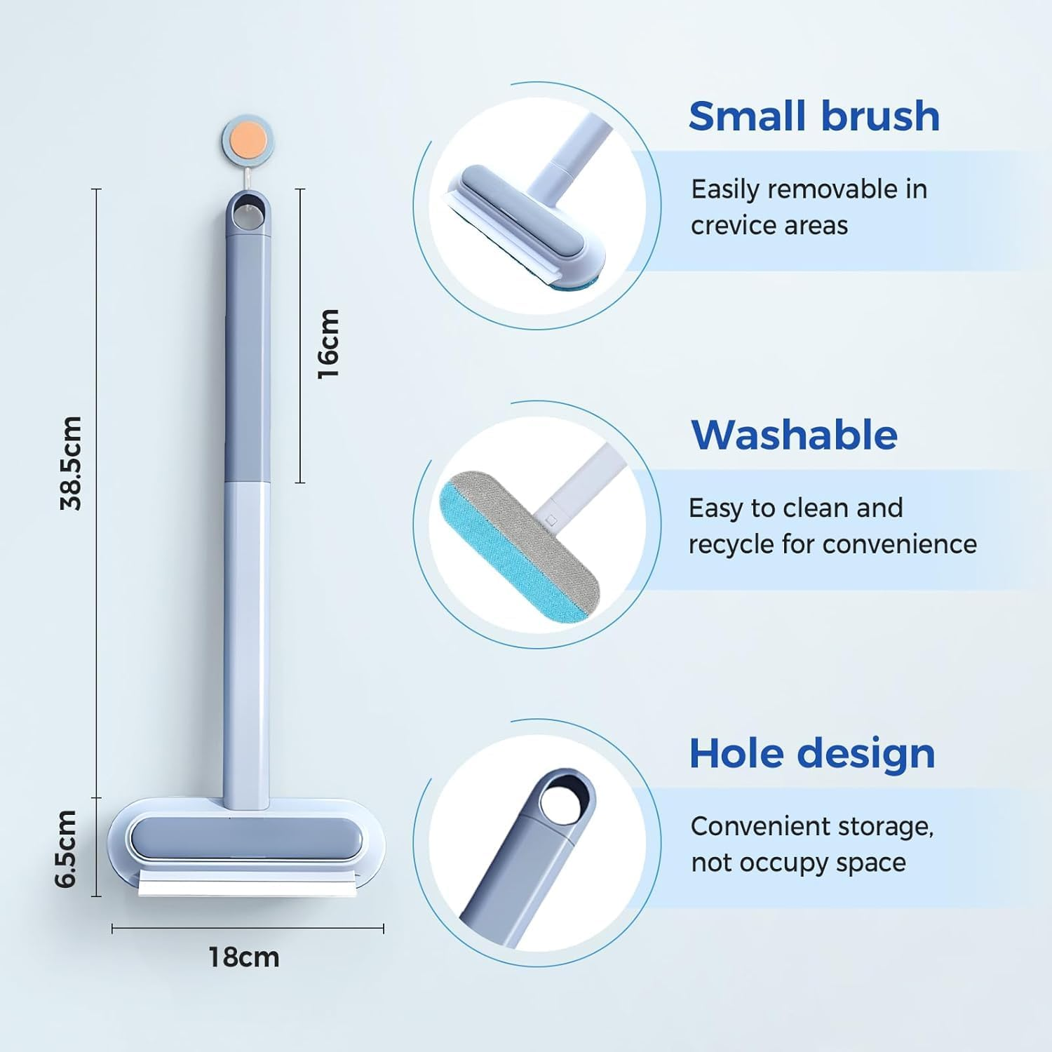 Generisch Pet Hair Remover, 3-In-1 Pet Hair Remover, Multifunctional Pet Hair Removal Brush, Reusable and Washable Cat Hair Remover, Cat Fur Brush image number 1