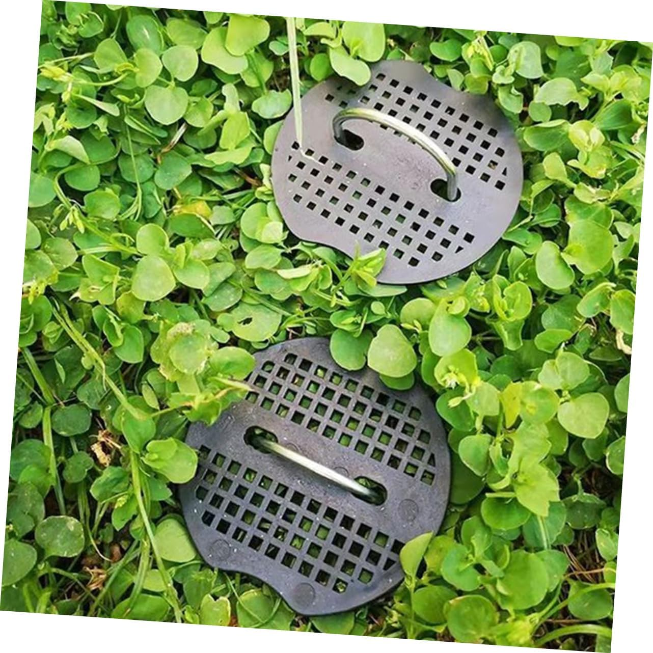 CIMAXIC 100Pcs Mulch Holder Gardening Pad Pad Gasket for Grass and Divider Heavy Duty Ground Anchor for Stakes image number 5