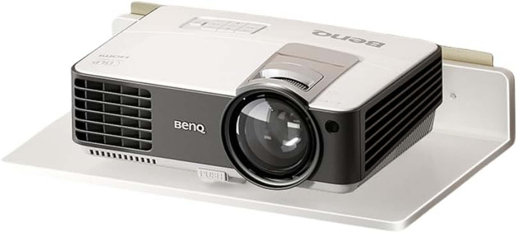 Wi Fi Router TV Projector Wall Mount Shelf Organizer Storage Holder Rack Stand,Projector Shelf,Floating Entertainment Center Shelves,Wall Mount Floating Large White image number 5