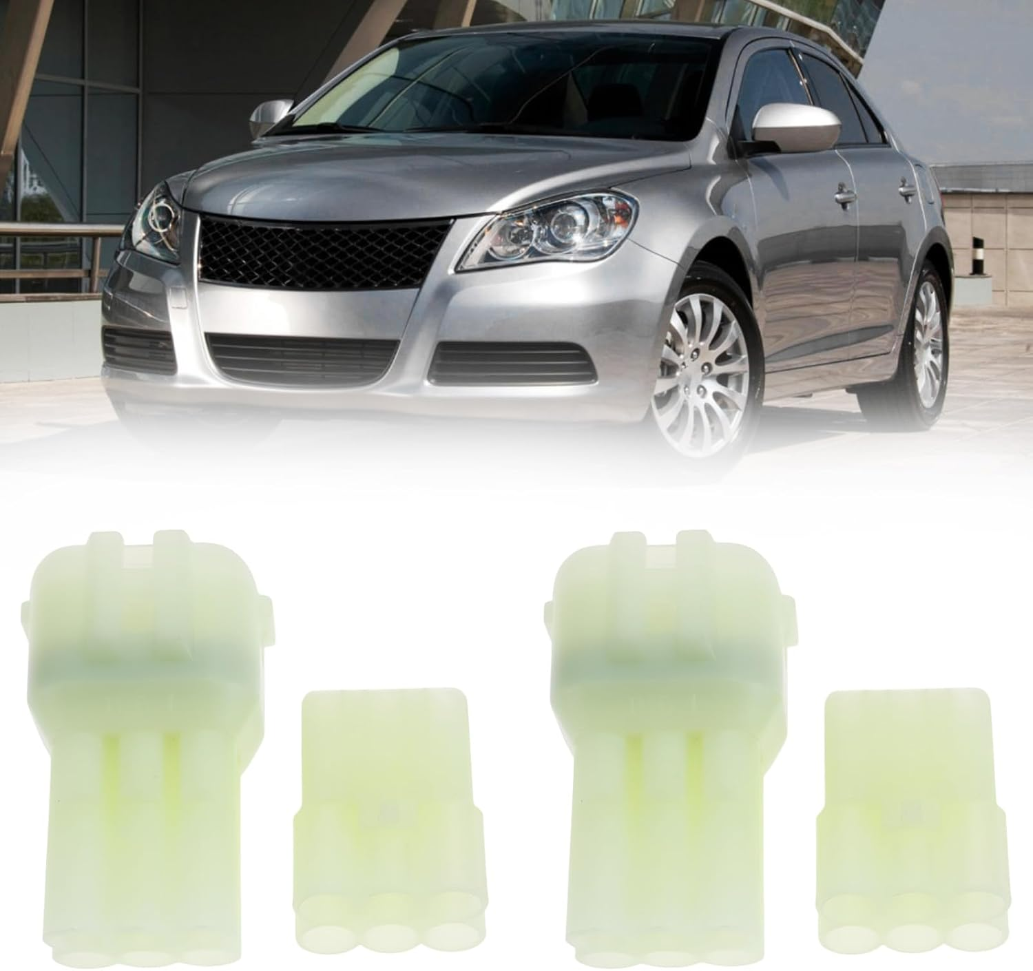 VGOL 2 Pairs 6Pin Motorcycles Sealed Electrical Connectors 6189-6171 6180-6181 Compatible with Sumitomo HM 090 image number 2