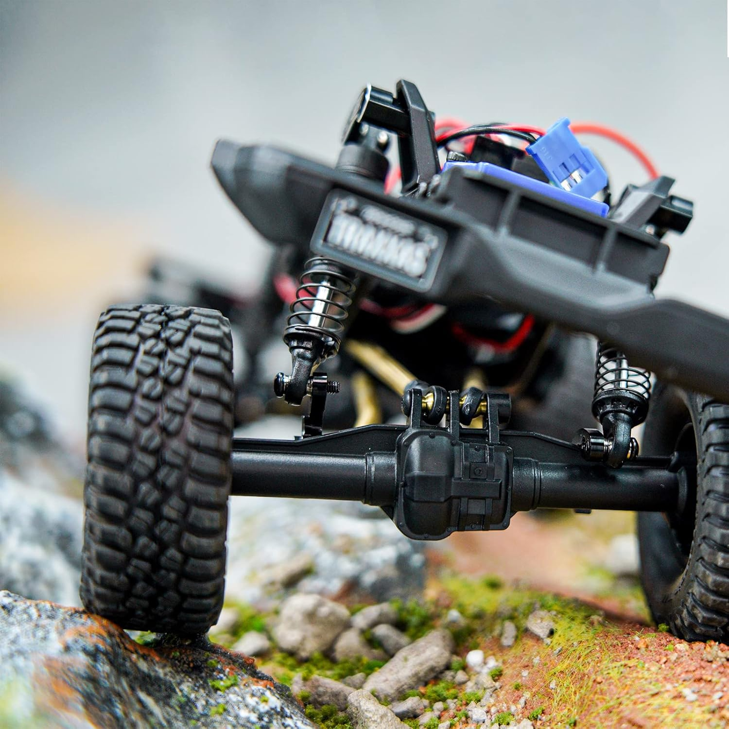 INJORA RC Shock Absorber Flex Blades CNC Aluminium Accessories for TRX4M 1/18 RC Crawler Upgrade image number 2