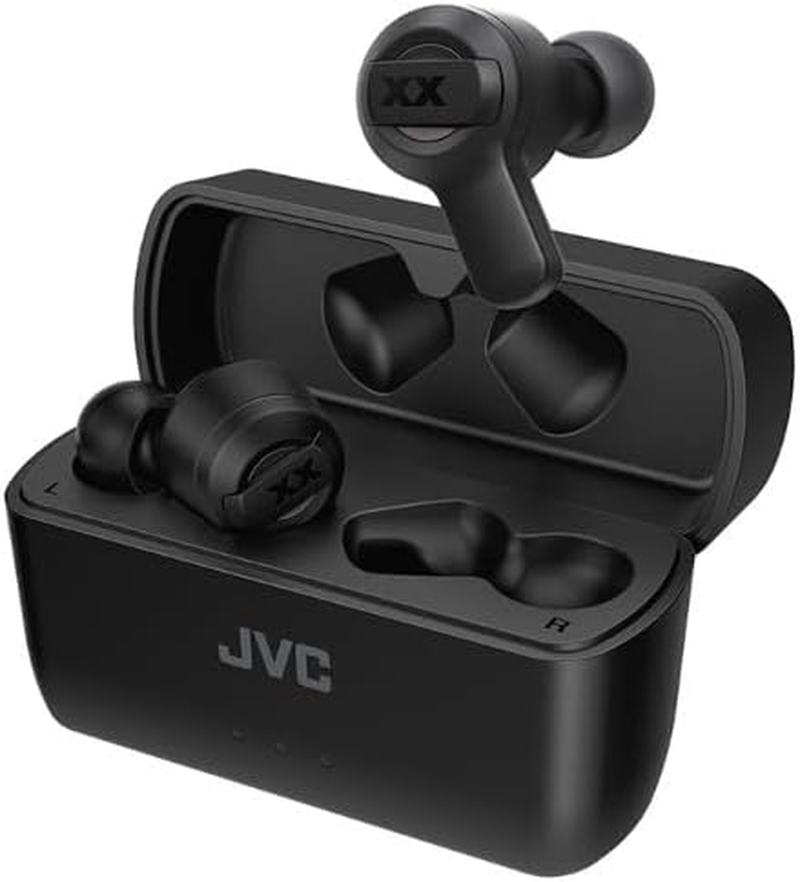 JVCKENWOOD JVC HA-XC62T-B Wireless Earphones, Bluetooth Earphones, Deep Bass, XX Series, Includes Microphone, Body Weight: 0.1 Oz (4.4 G) (One Ear), up to 24 Hours Playback, Waterproof, Dustproof, - Black image number 2