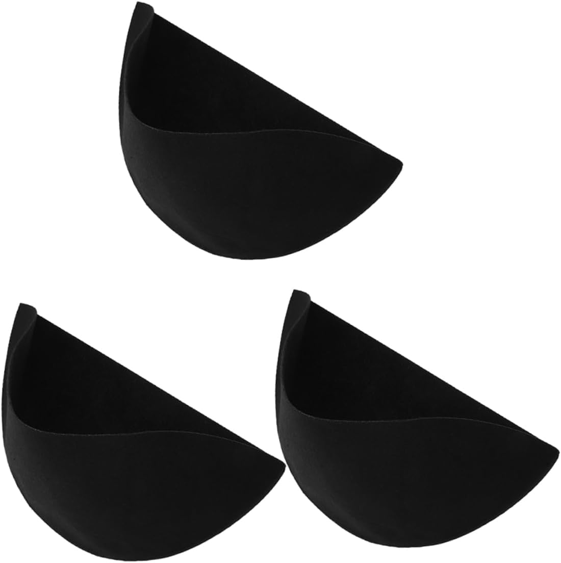 3Pcs Hanging Basket Liners Half Planter Inserts for Gardening Nonwoven Material for Visual Appeal and Easy Replacement for Vibrant Plant Displays image number 3