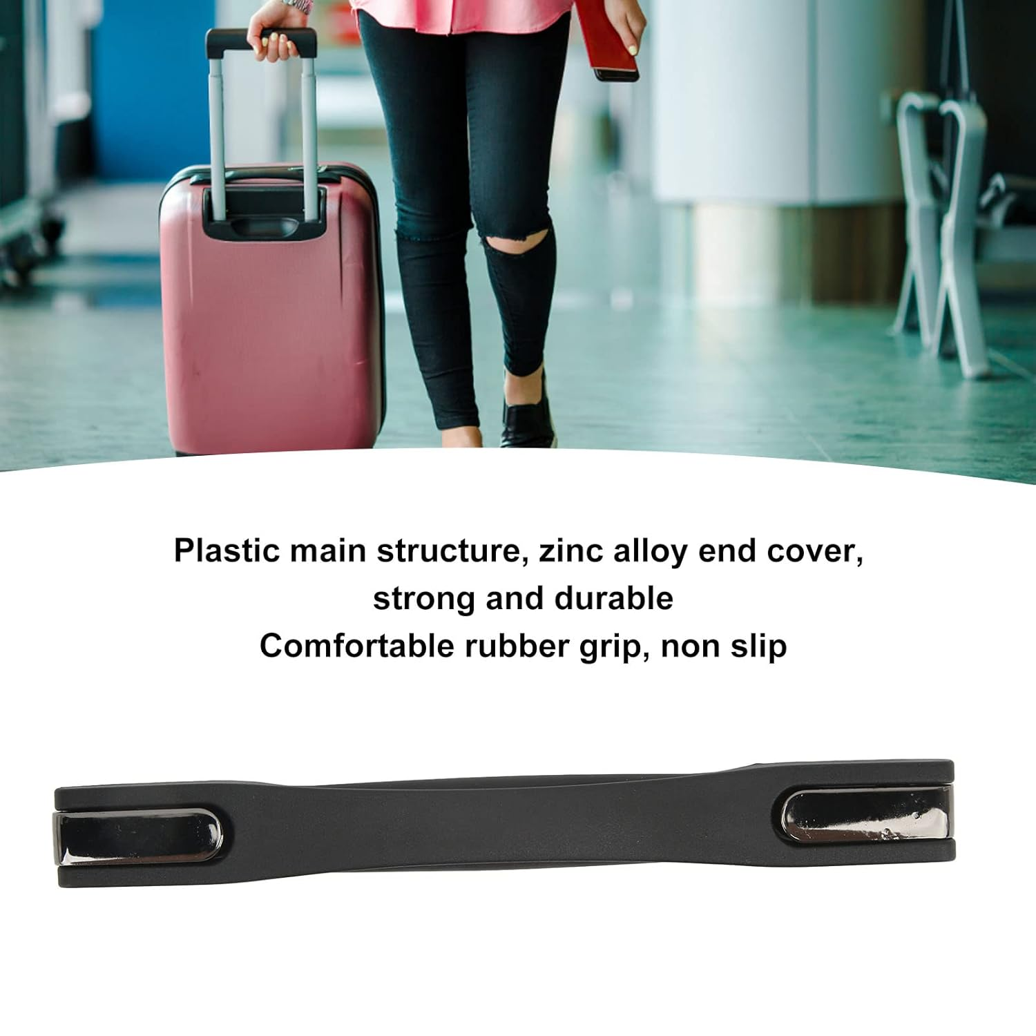 RASTKY Luggage Handle Replacement Accessories Luggage Handle Plastic Carry Handle Suitcase Handle Luggage Replacement Accessories image number 2
