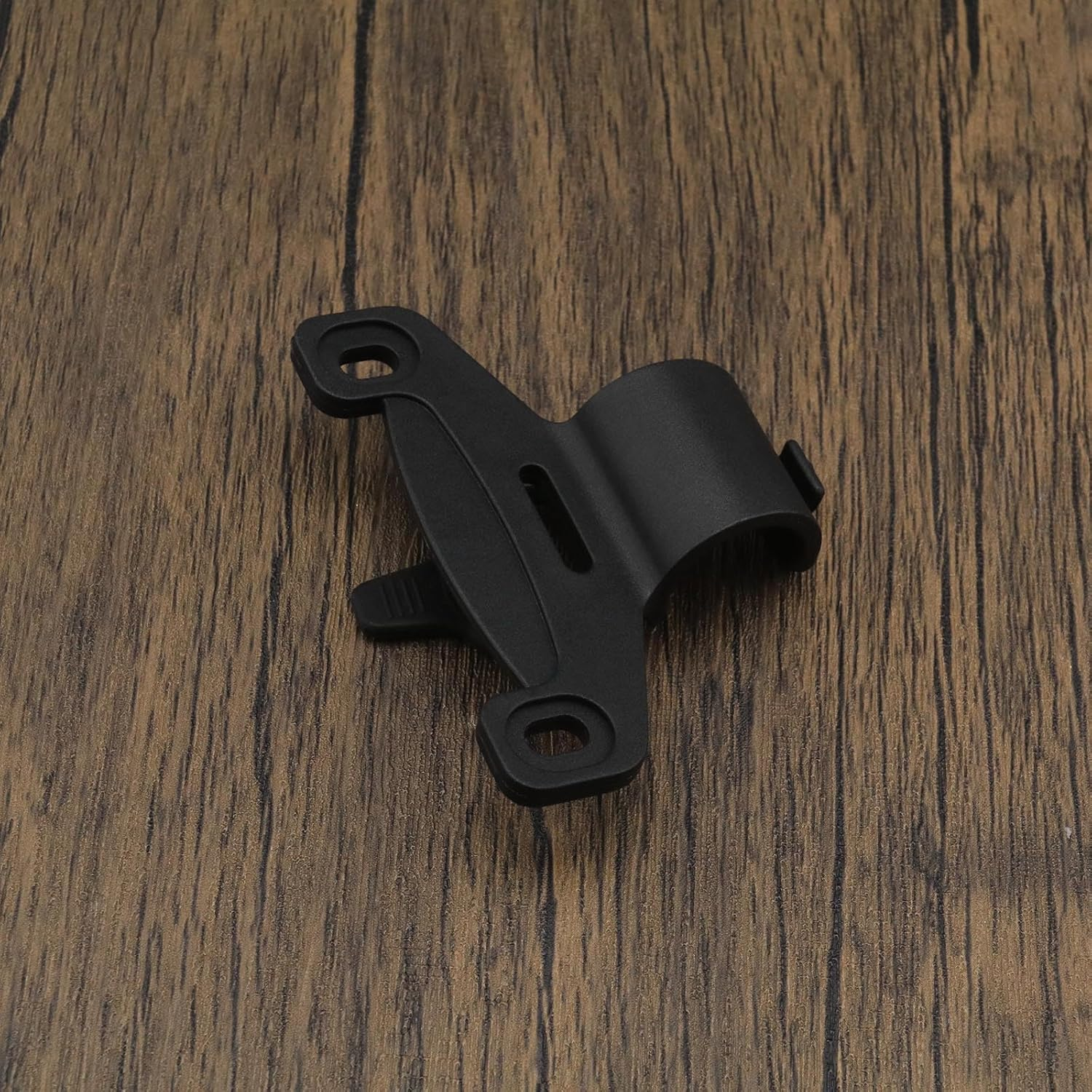 Create Idea 4PCS 20Mm Black Plastic Bicycle Pump Holder Bracket Bike Cycling Pump Holder Silicone Fixing Strap Clip for Road and Mountain Bikes 20Mm Diameter Air Pump image number 2