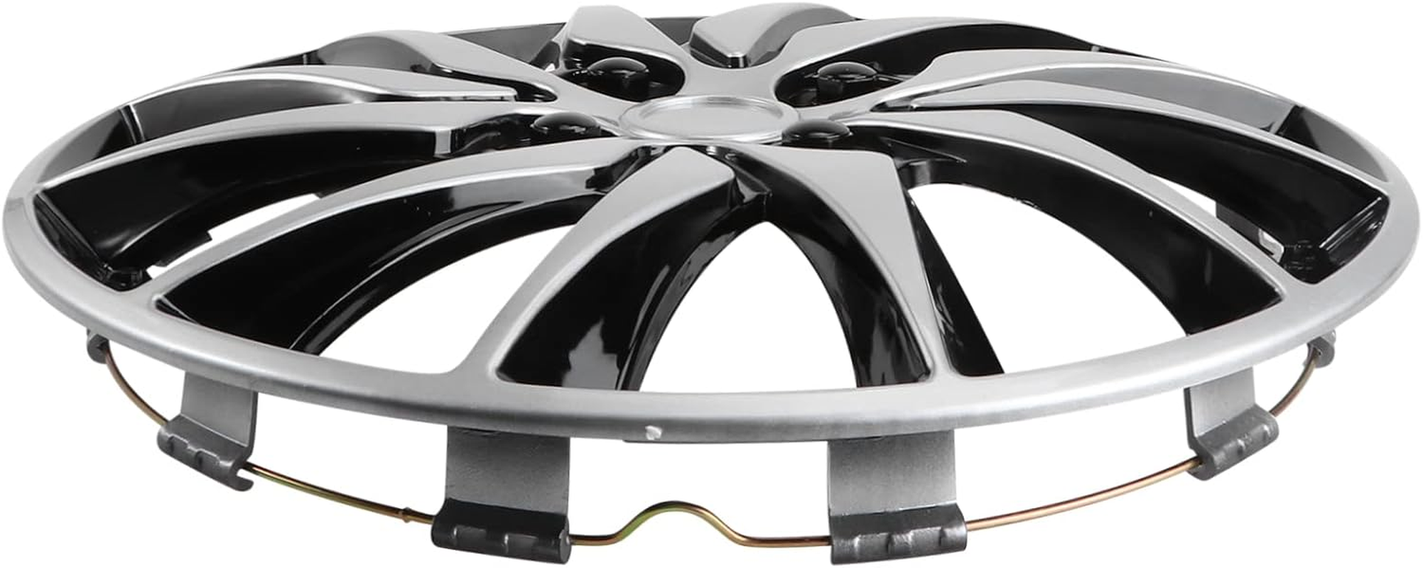 14 Inch Black Wheel Decorative Cover Hubcap Replacement for Car Steel Rims Protective Hub Centre Caps Easy to Clean Auto Accessory