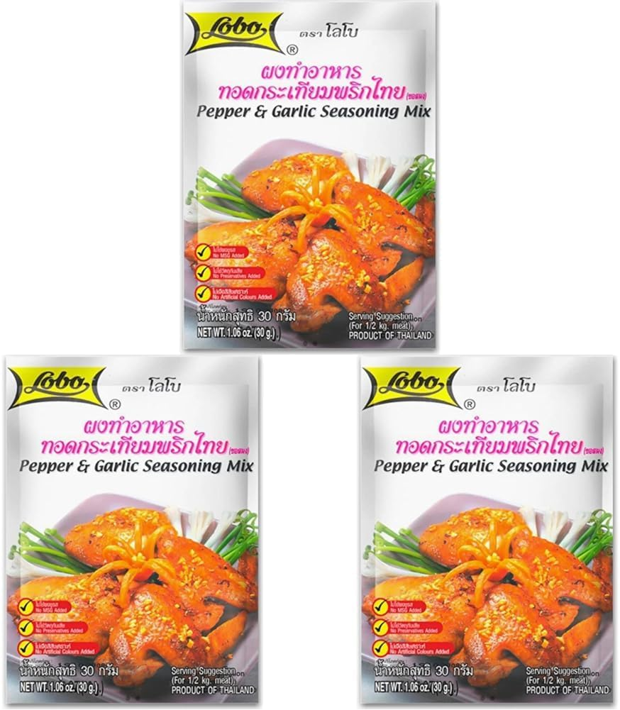 Lobo Pepper and Garlic Mix Seasoning 30 G image number 3