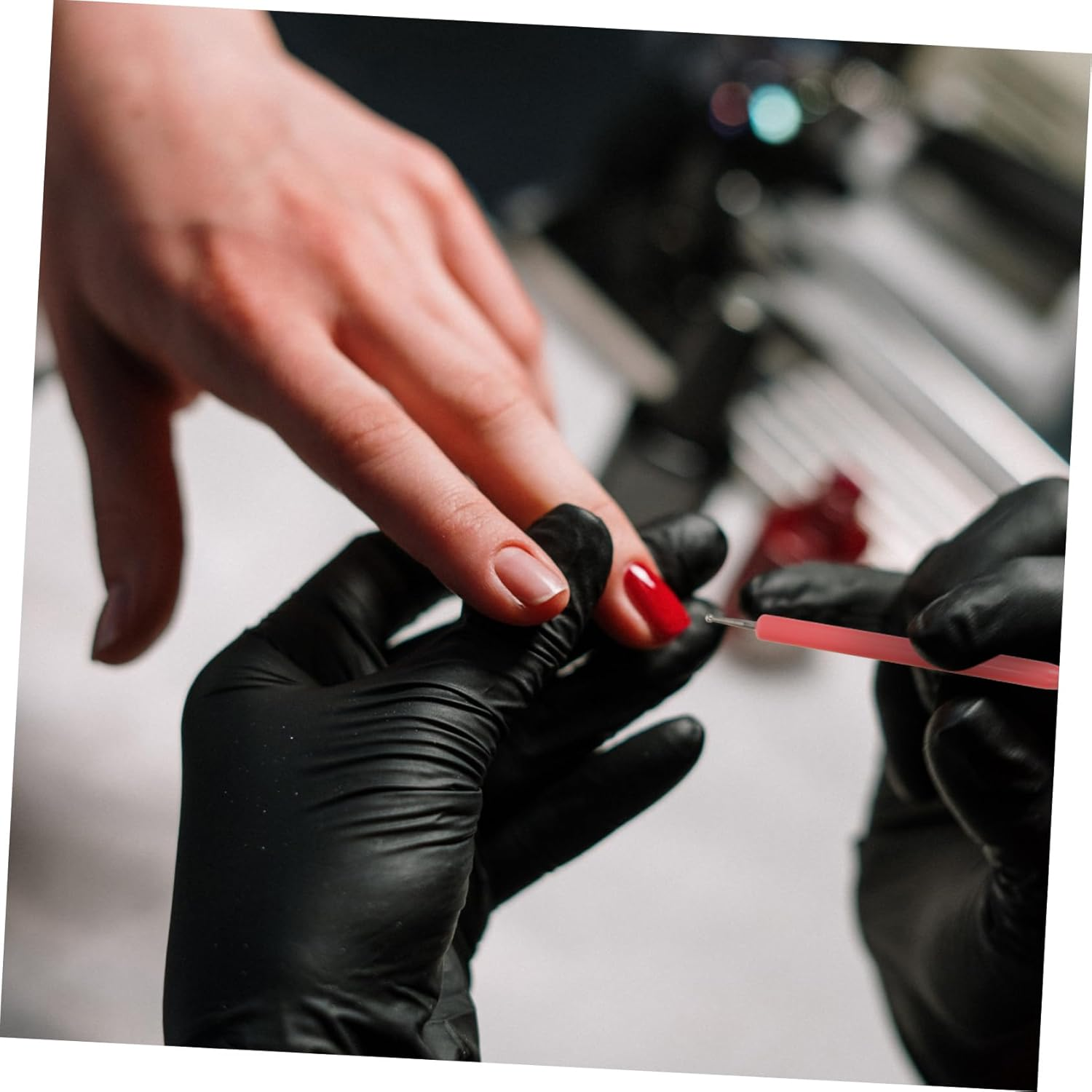 BIUDECO 5Pcs Diy Nail Art Pen Nail Art Tools Gel Pen Lining Brush Dotting Tool image number 6