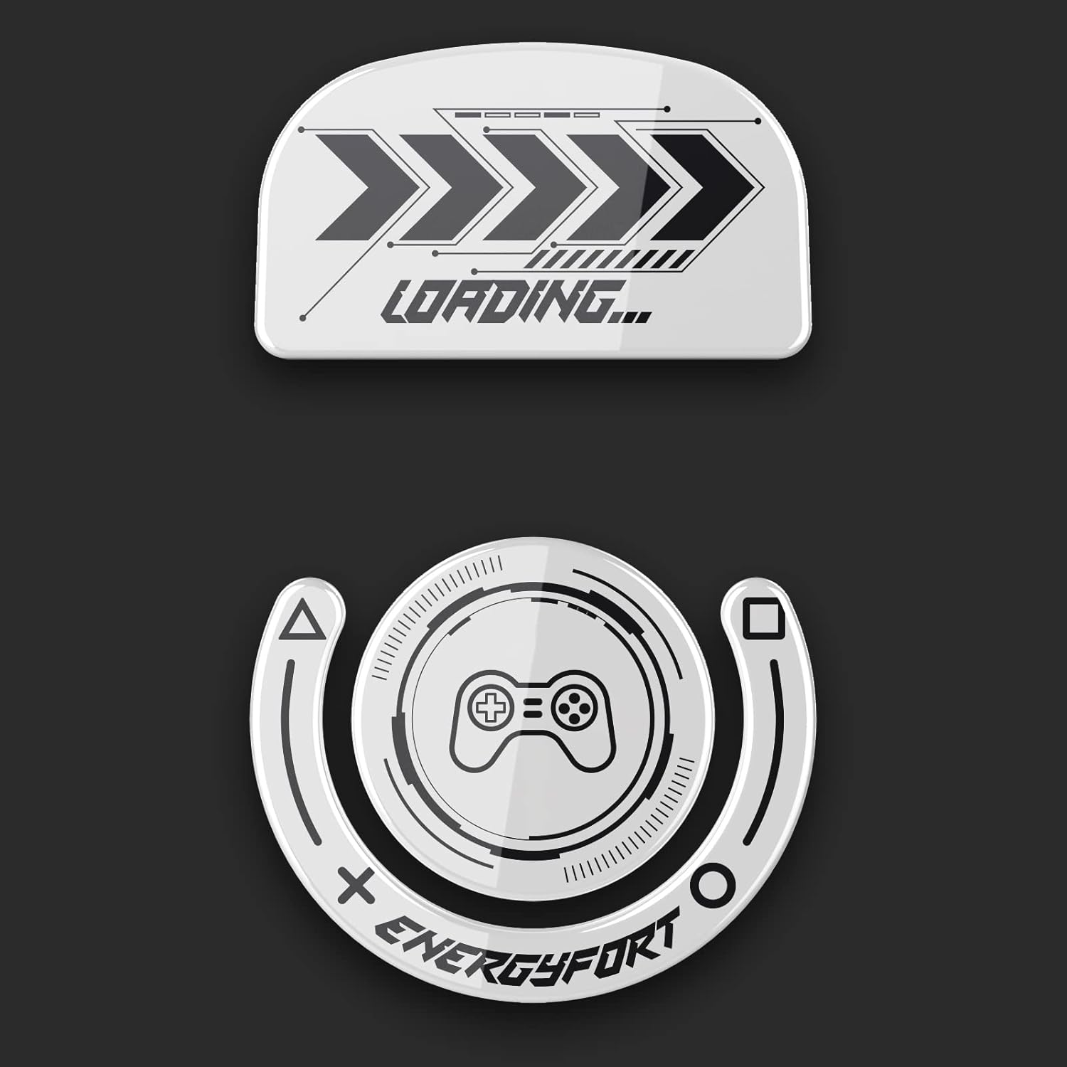 MOSHOU Mouse Feet Skates for Logitech G Pro X Superlight Wireless Gaming Mouse, Rounded Curved Edges Flawless Glass Mouse Feet Replacement, Super Fast Smooth and Durable Sole (White) image number 4