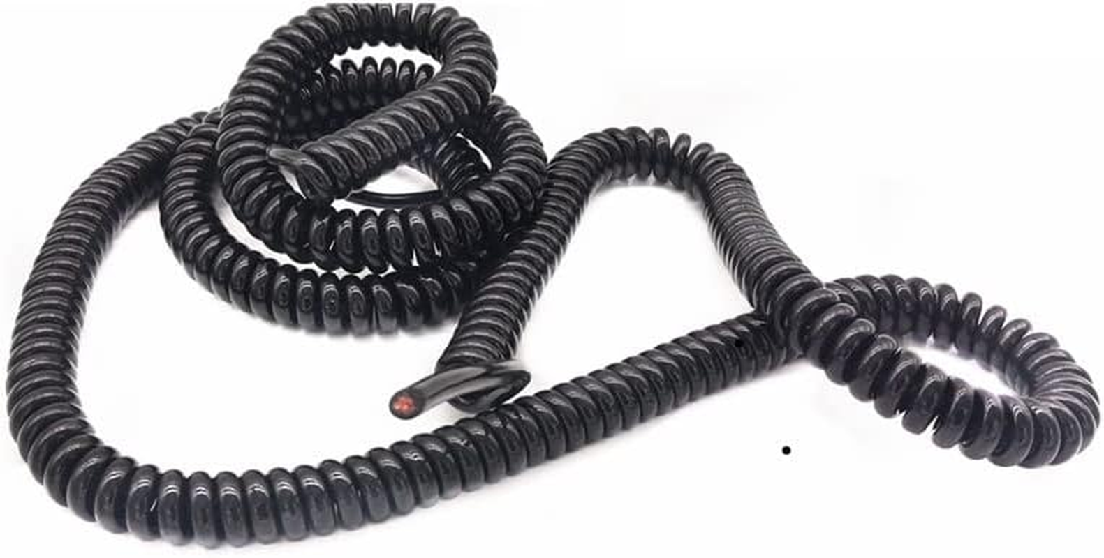 Spring Spiral Cable 2Core/3/4Core PU Spring Spiral Cable Wire 18 AWG 17/15/ 13Awg Power Cable Stretch 1/2/ 3/4/ 5Meters (Color : 3 Core 18Awg, Size : Stretch1Meter) image number 1