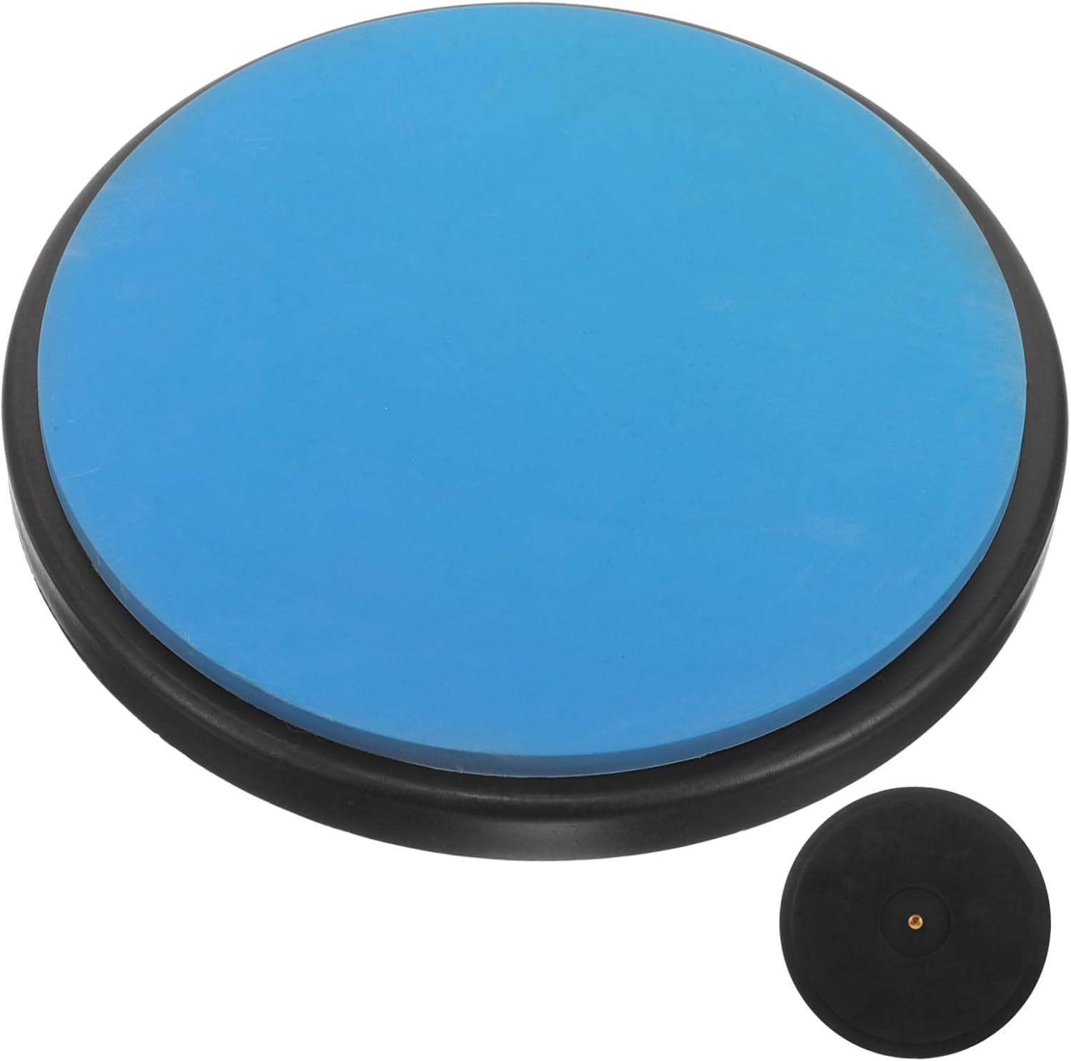 8-Inch Soundproof Drum Pad with Non-Slip Electric Drum Mat for Practice Sky Blue for Beginners for Home and Studio Use