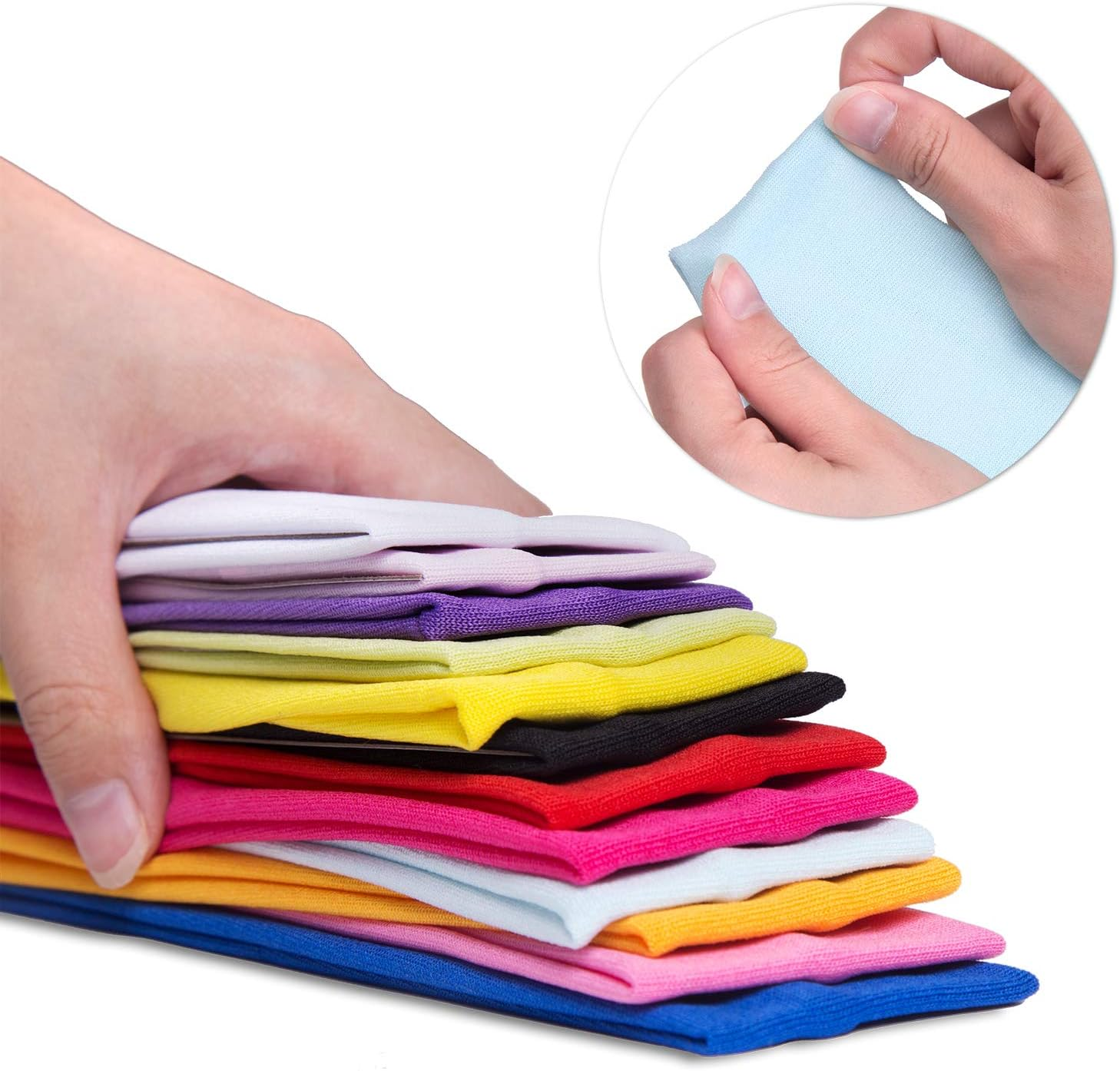 DERAYEE Headbands,Fashion Hair Bands Stretch Elastic Yoga Headband for Women Men Girls Sports Headwraps Non Slip - Headbands Color-A image number 5