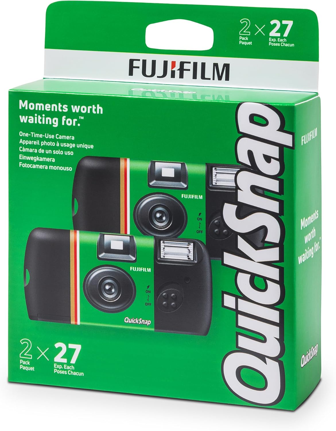 Fujifilm Quicksnap Flash 400 One-Time-Use Camera - 2 Pack image number 5