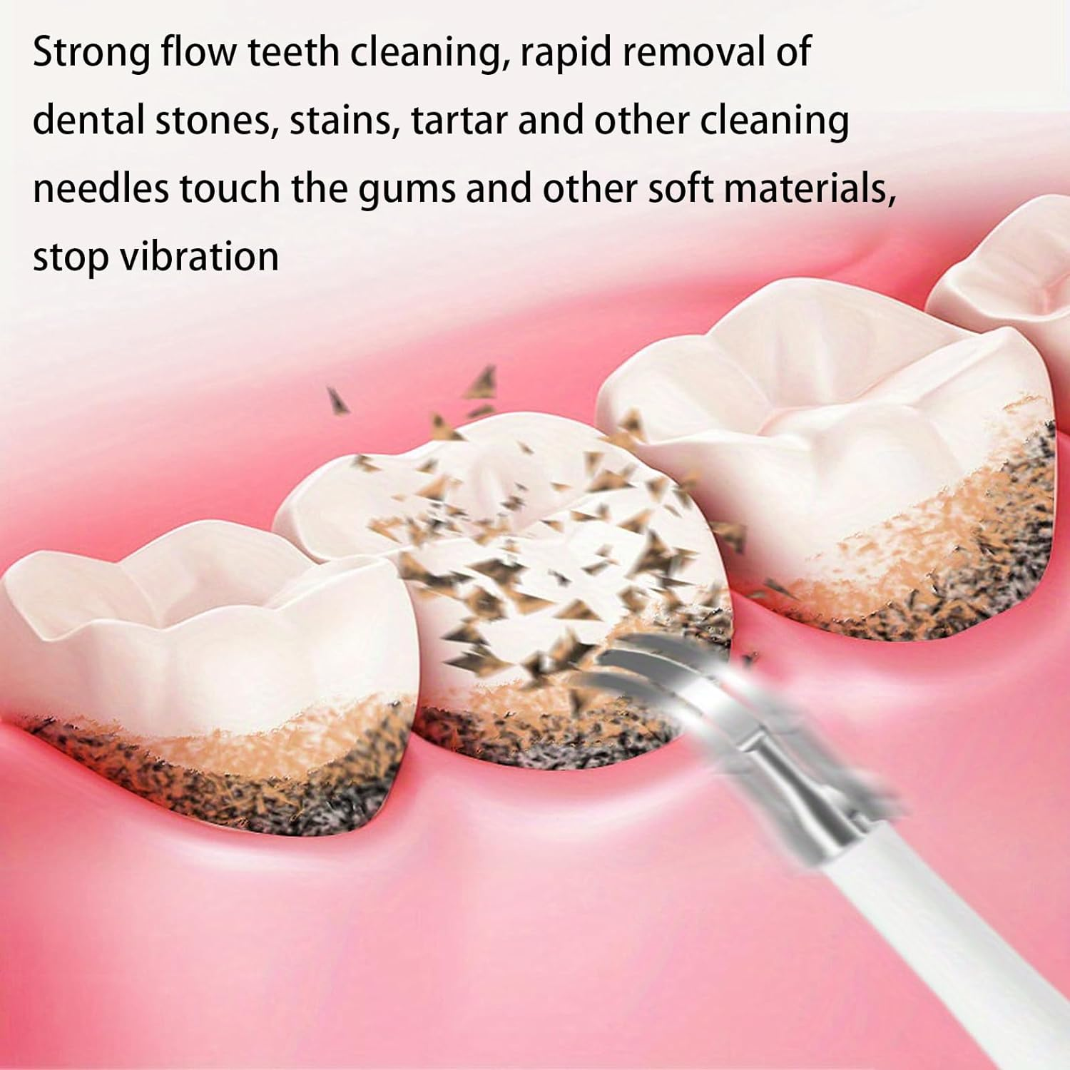 2-In-1 Teeth Cleaning Kit - One-Click Switch between Toothbrush and Plaque Remover, 5 Modes, Portable for Travel and Home Use image number 5