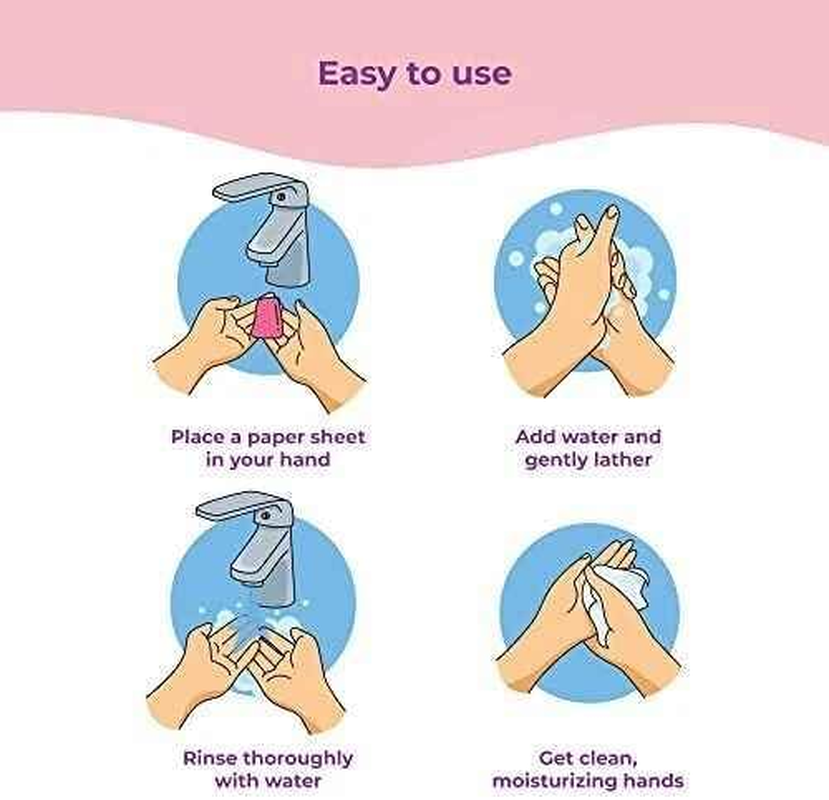 Pluzmecalm 600 Sheets Multicolor Disposable Soap Paper, Hand Cleaner Fragrance Mini Soaps Paper for School Indoor Outdoor Travel Camping Hiking Soap Sheet Foot and Hand Care,Outdoor Recreation image number 3