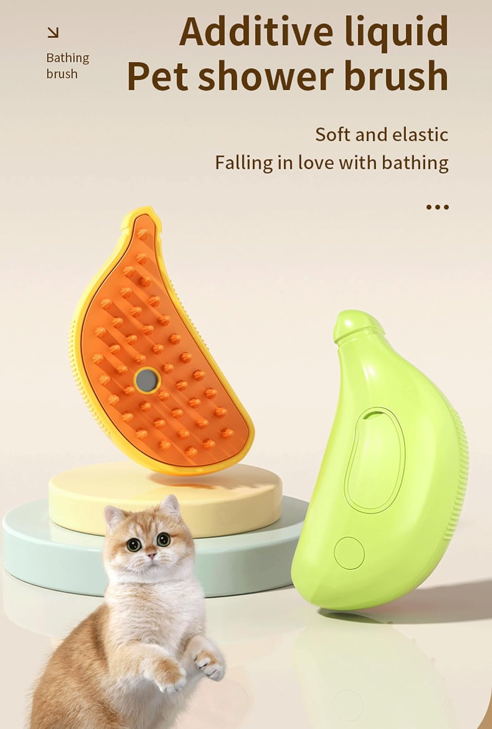 Dog Cat Brush with Steam 3 in 1 Massage Comb for Cats Rechargeable Cat Brush Massage Cat Hair Brush for Tangled and Loose Hair image number 4