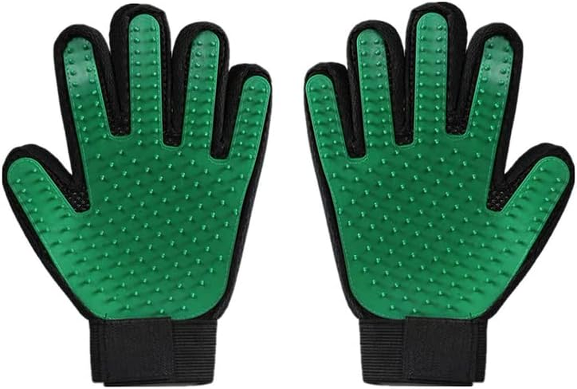 Touch Cleaning Brush Magic Glove Pet Dog Cat Massage Hair Removal Grooming Comb, Comfortable Mesh Cloth, Adjustable Velcro Strap image number 2