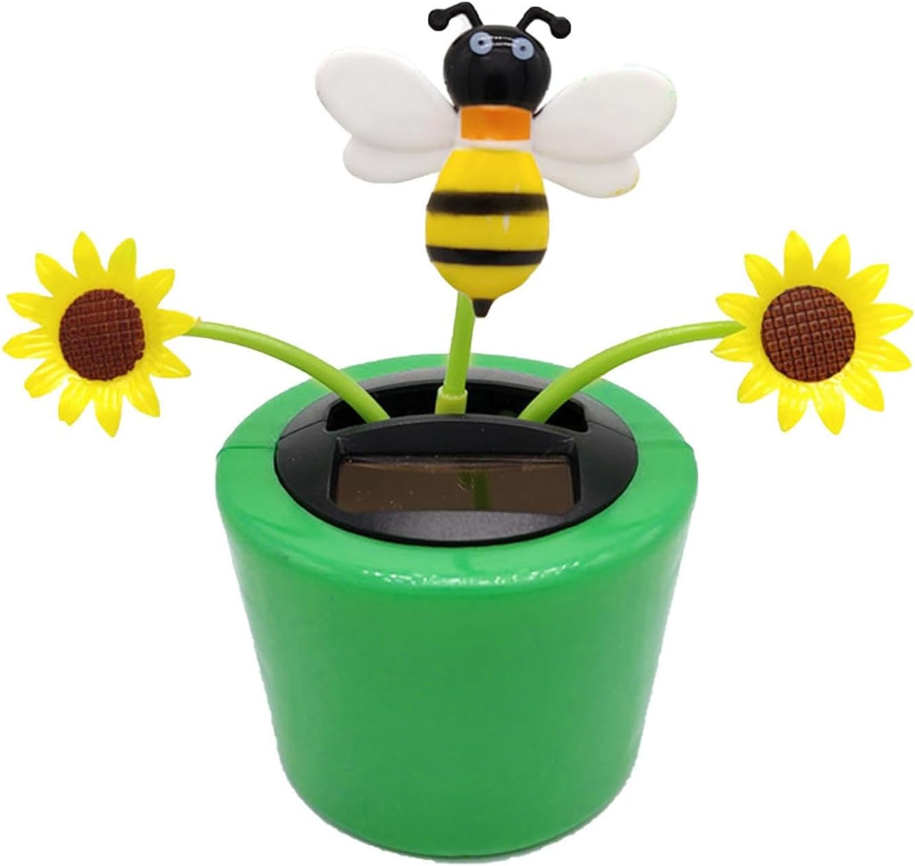 Solar Powered Dancing Flower | Sunflower Dancing Toy - Solar Dancing Flowers Shaking Head Car Dashboard Ornaments for Home and Car Decoration image number 3