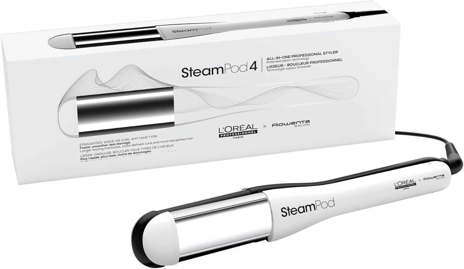 L'Or&eacute;al Professionnel Steam Hair Straightener & Styling Tool image number 5