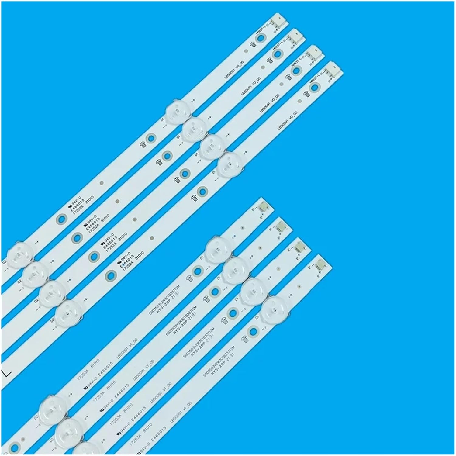 LED Backlight Strips for 50 TV NS-50DF710NA19 LC-50LB601U LB-PM3030-GJBBY504X8ABL2-L-T LB PM3030 GJBBY504X8ABL2 R T LB50091 V0_0