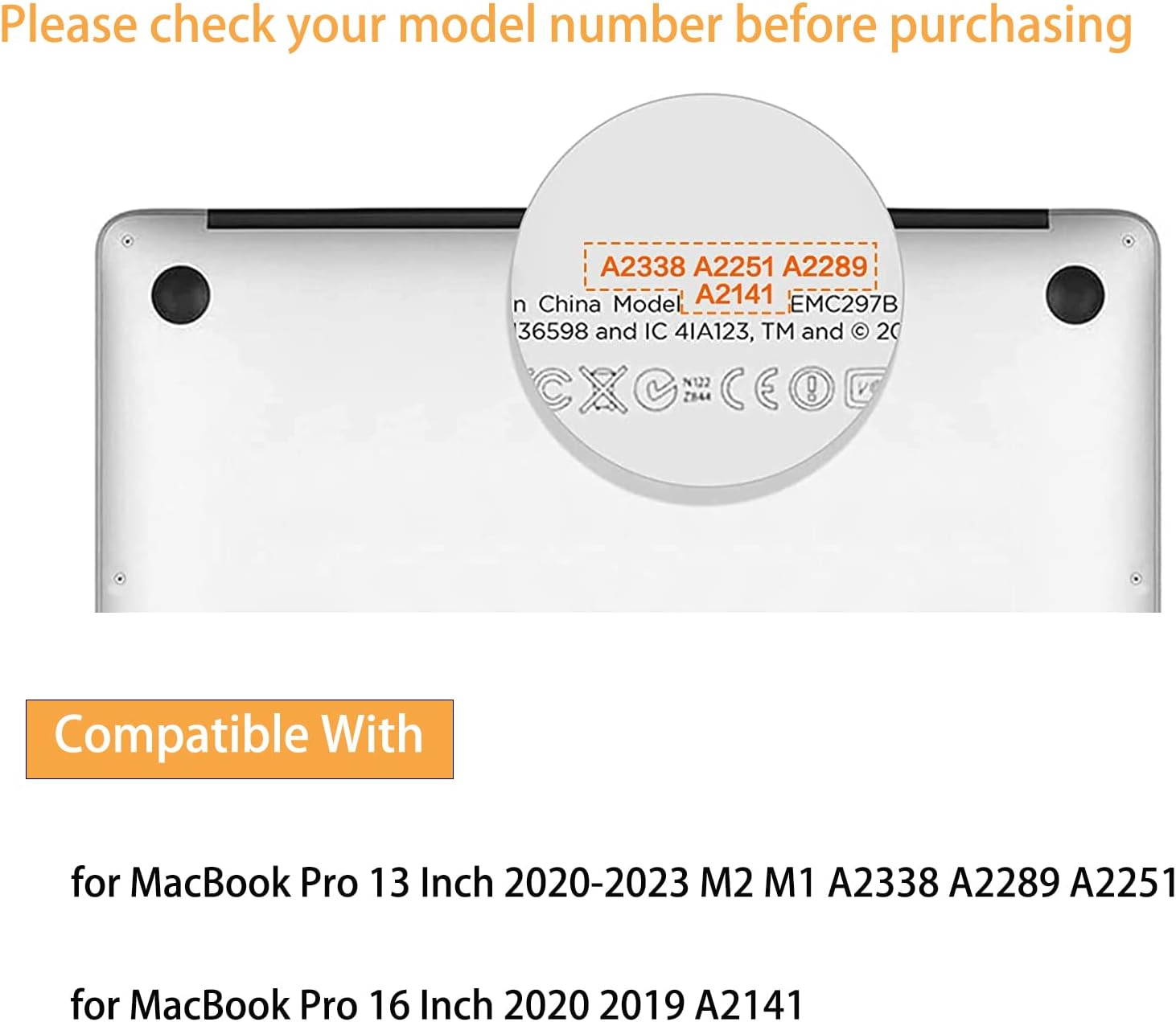 Silicone Keyboard Cover for Touch Bar Macbook Pro 13 Inch 2020-2023 M2 A2338 M1 A2289 A2251 Silicone Keyboard Cover for Macbook Pro 16 Inch 2020 2019 A2141, US Layout image number 4