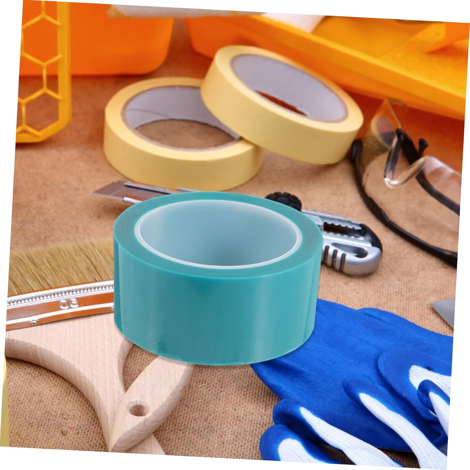 5Rolls Paint Masking Tape Automotive Thin Tape for Painting Thickness for Car Curves and Paint Protection image number 4