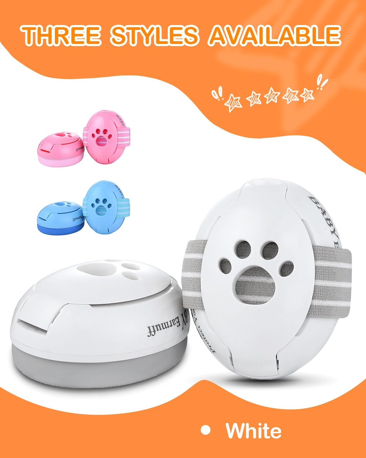 ZOHAN Baby Ear Muffs Noise Canceling Protection Headphones for Toddler and Infant up to 36 Months with Replacement Headband