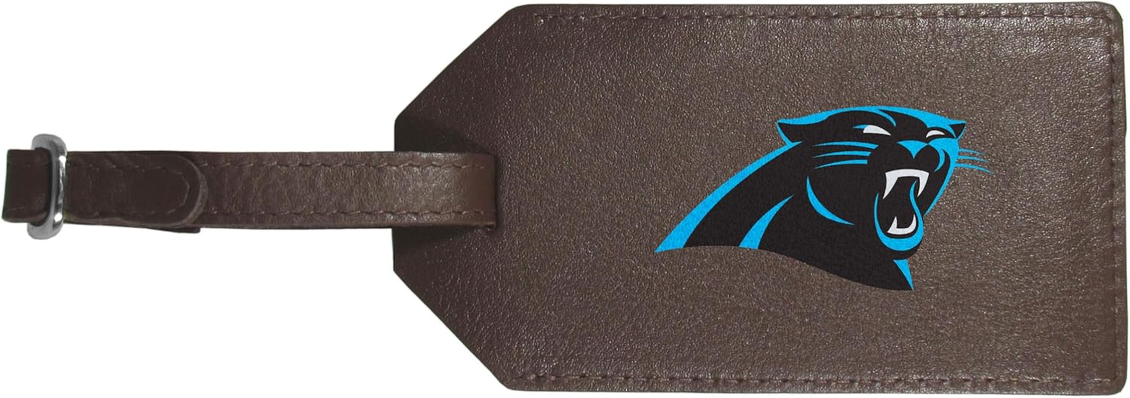 Siskiyou Carolina Panthers Leather Luggage Strap, One Size, Team Colors