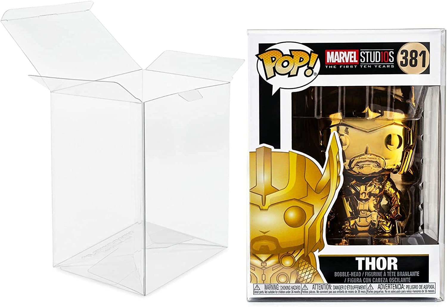 Titanshield 0.5Mm Pop Protectors Sleeve Case Compatible with Funko - 4" Inch Pop! Vinyl Figures (20 Pack) image number 2