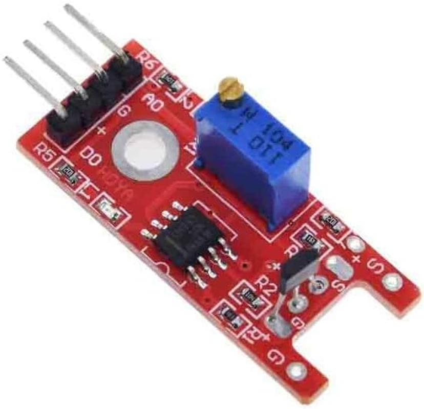 10PCS KY-024 Linear Magnetic Hall Effect Sensor Module image number 1