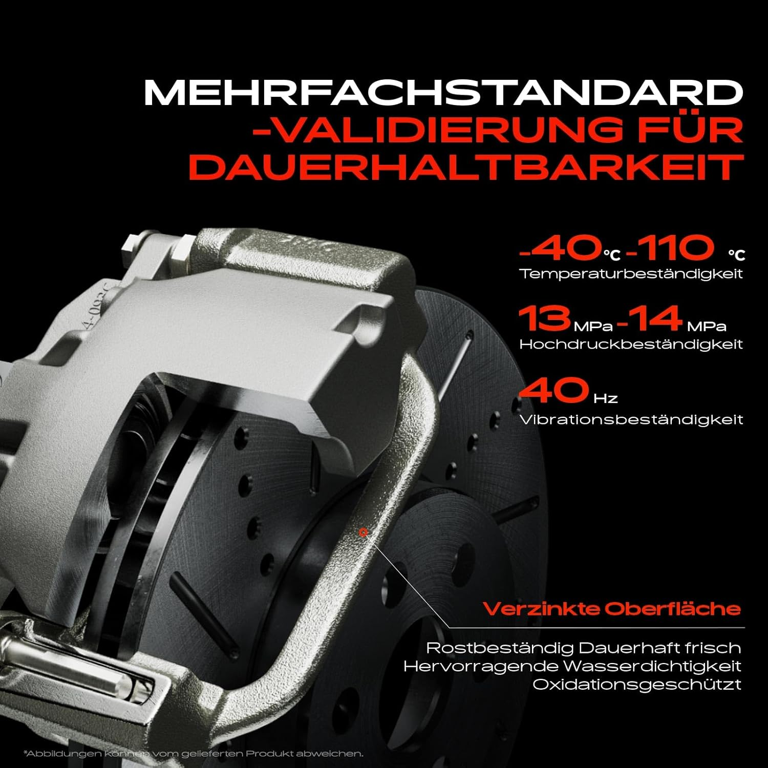 Frankberg 2 X Brake Caliper Rear Left Right Compatible with 190 W201 C-Class W202 Coupe C124 E-Class W124 E-Class Coupe C124 Saloon W124 Replacement # 341002 image number 3