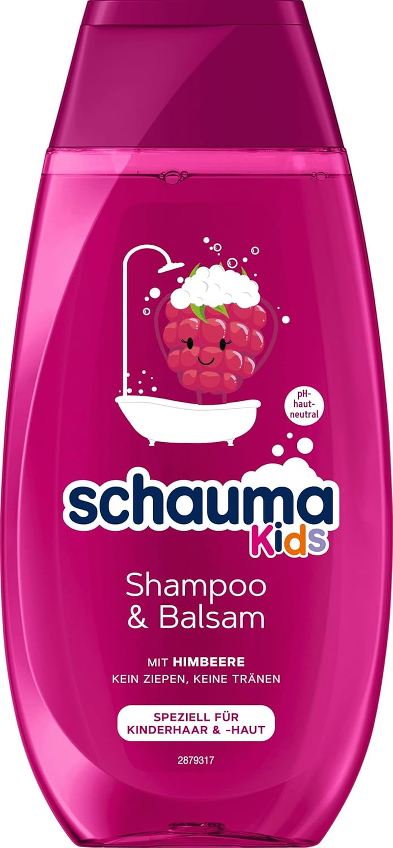 Schauma Schwarzkopf Kids Shampoo & Wash Gel Blueberry (1 X 250 Ml), Children'S Shampoo Detangles Hair for Easier Combing, with Mild & Fresh Fragrance