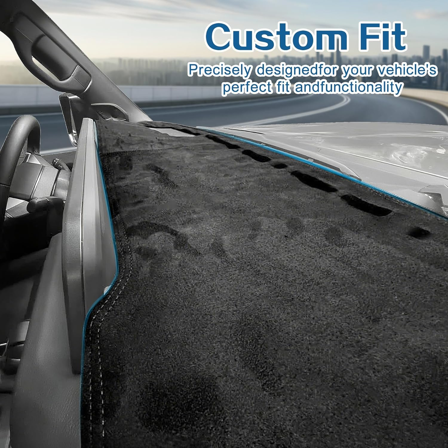 Car Dash Mat Dashboard Cover for Toyota Rav4 2025-2019 Non-Slip Suede Dash Pad Sunshield Windshield Glare Protector for for Toyota RAV4 Interior Accessories image number 6