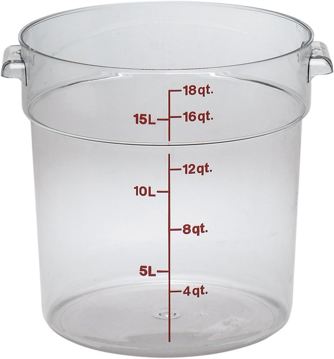 Camwear Polycarbonate round Food Storage Containers 12 Quart Clear image number 6